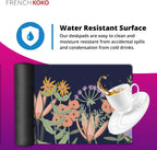 Desk Mat Large Desk Pad Large Mouse Pad Cute Desk Accessories Cute Pink Home Office Essentials XL Desk Mat Desk Pad for Keyboard Mouse on Top of Desks Computer Flowers Floral