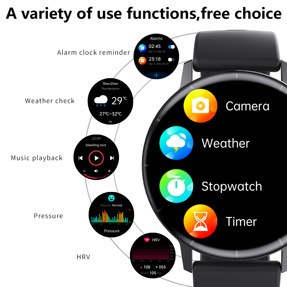 ECG Blood Glucose Smart Watch