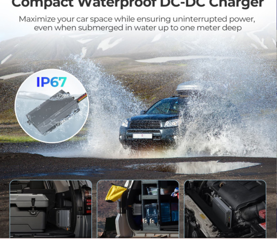 Renogy IP67 DC-DC with MPPT Battery Charger