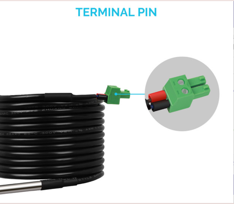 Battery Temperature Sensor for Renogy Solar Charge Controllers